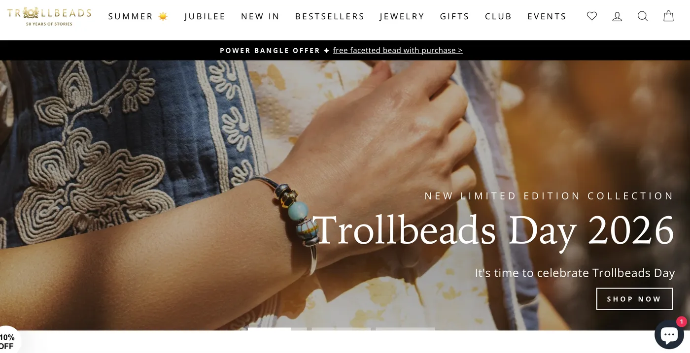 Сайт проекта TROLLBEADS RUSSIA